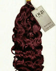 Burgundy Flat Tips Burmese Curly