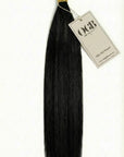 Jet Black Straight Flat Tips