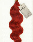 Red Flat Tips Bodywave