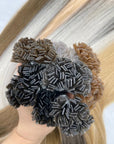 Coloured Curly Flat Tips