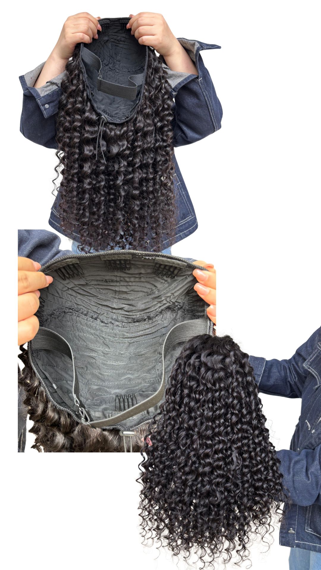 Deep Waves Half-wig