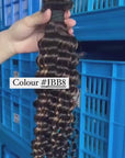 Coloured Curly U-part Wigs