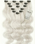 White Clip Ins Body-wave