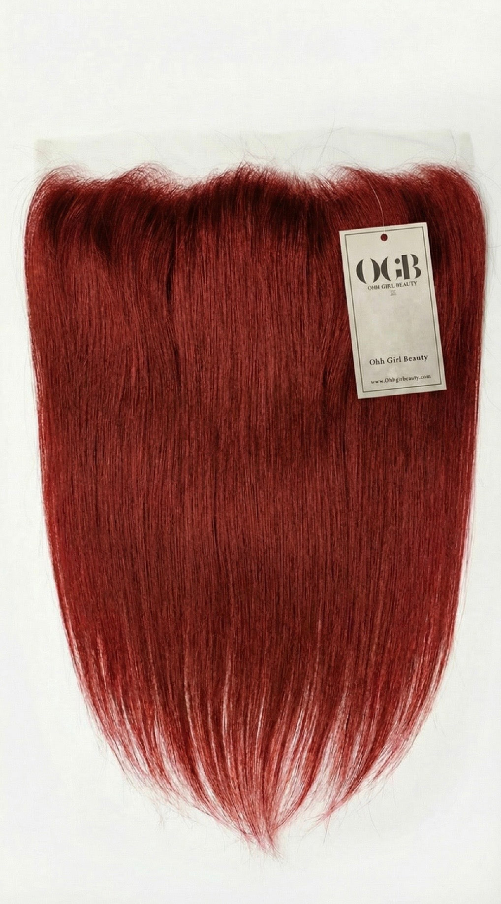 Red Straight Frontal