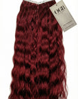 Red Natural Waves Tape-Ins
