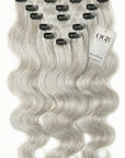 White Clip Ins Bodywave