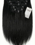 Jet Black Clip Ins Straight