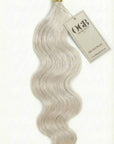 White Flat Tips Bodywave