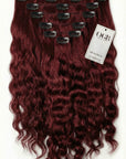 Red Clip Ins Natural Waves