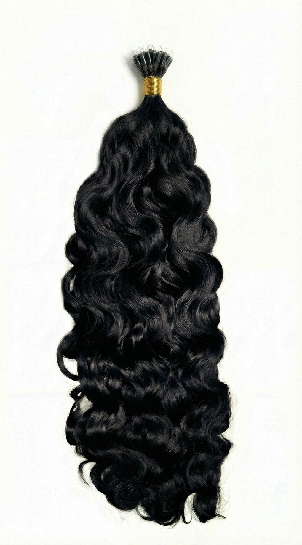 Jet Black Burmese Curly Nanos