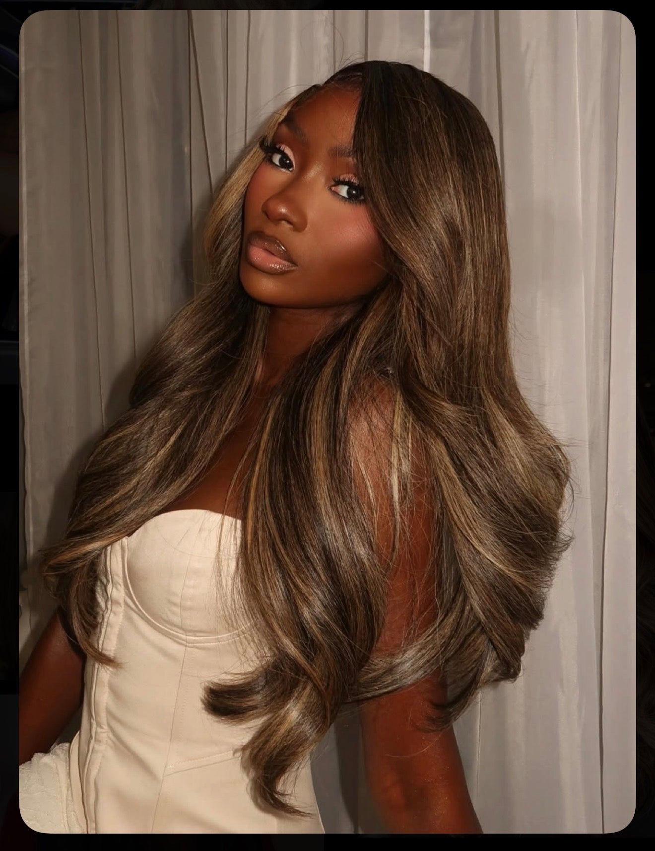 Cocoa Swirl Straight Frontal