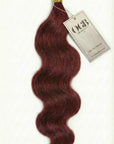Burgundy Flat Tips Bodywave