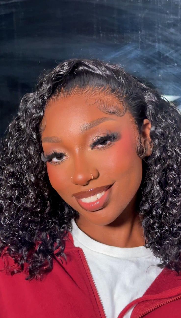 Natural Curly Lace Frontal Wig