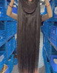 1b Straight U-Part Wigs