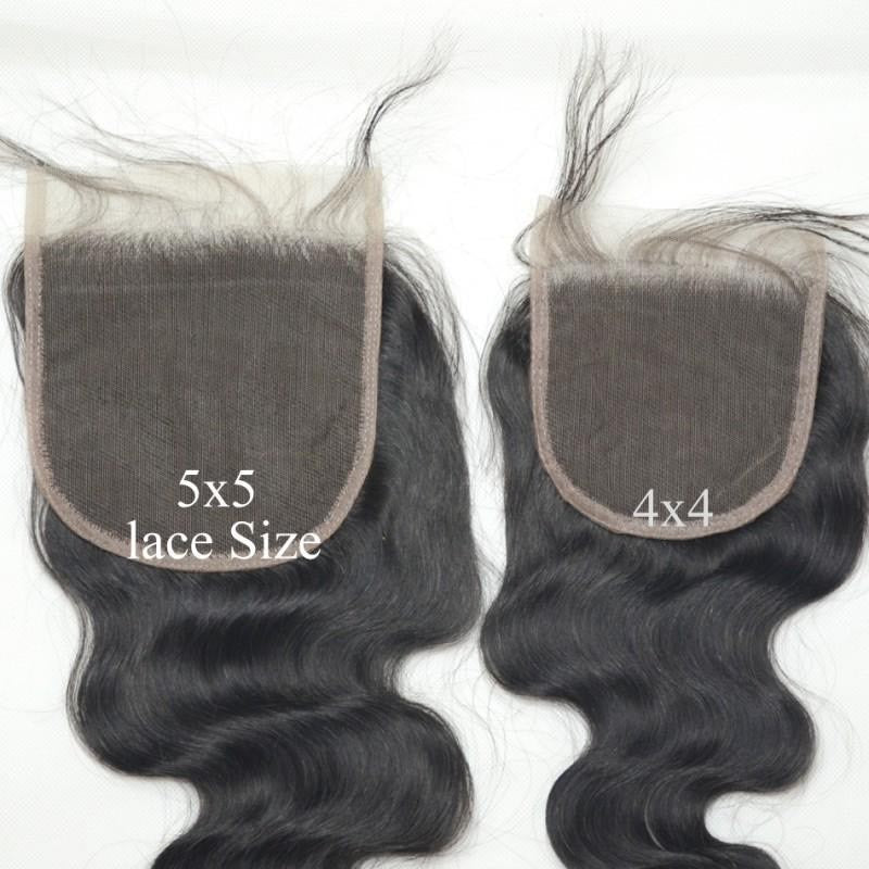 5x5 Transparent Lace Closure